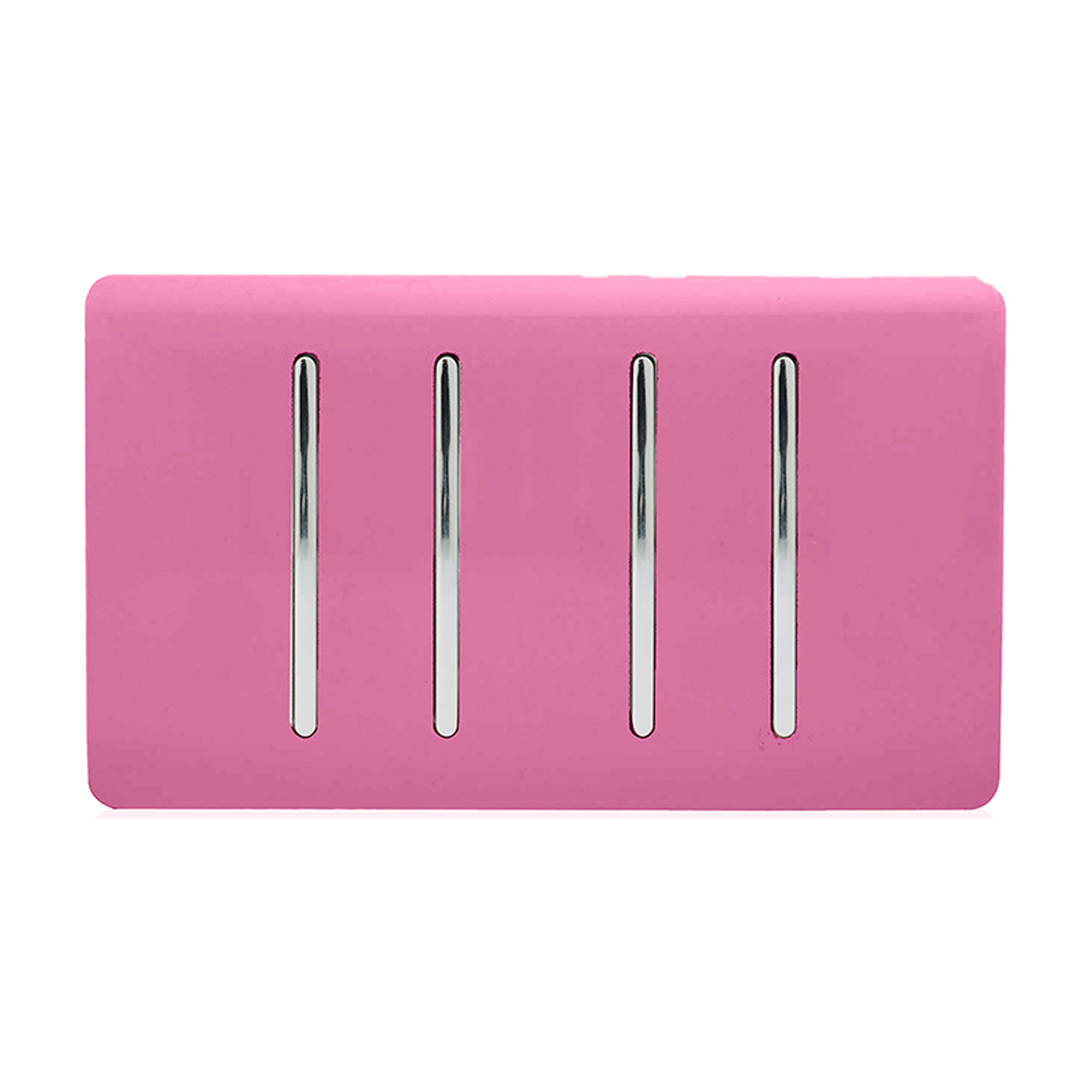 4 Gang (1x2 Way 3x3 Way Intermediate) Pink